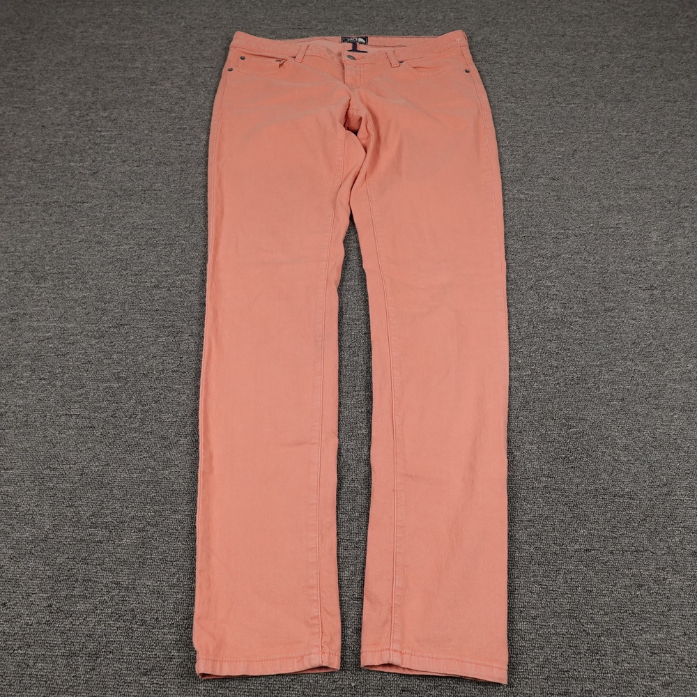The North Face Pants Womens 12 Pink Straight Leg Chino Cotton Denim 34x33 Casual